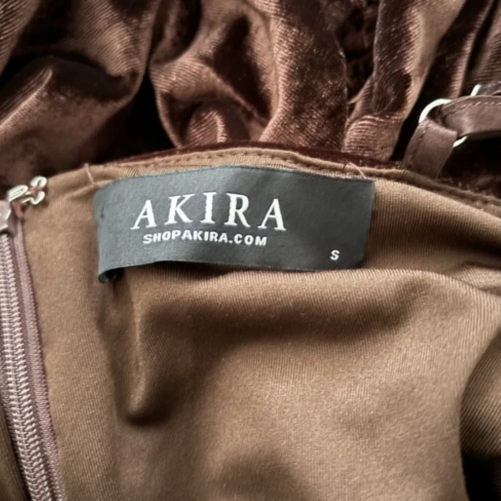 AKIRA Brown Dress Size Small - Picture 4 of 5